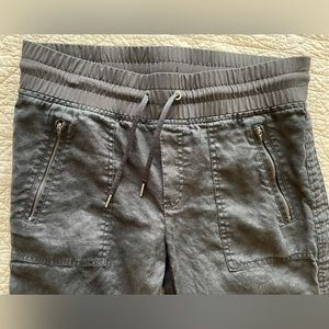 Athleta Linen Wide Leg Pants (Size 6)(machine wash and dry!)
